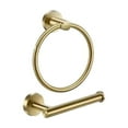 thumbnail image 2 of Bathroom Towel Ring Set 304 Stainless Steel Black Hardware Accessories Set Includes Hand Towel Holder Toilet Paper Holder Black Bathroom Hand Towel Holder, 2 of 4
