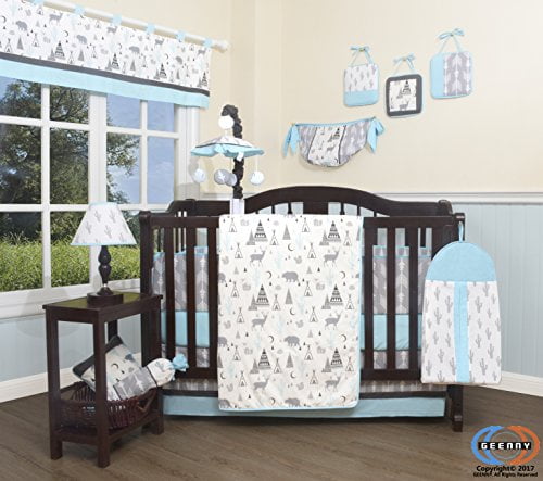 geenny 13 piece crib bedding set