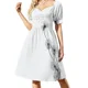 thumbnail image 1 of Dibujo detallado de relojes de diente de león Vestido de manga corta para mujer Vestidos formales para ocasiones especiales Vestido para mujer Ropa de mujer, 1 of 8