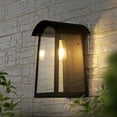 thumbnail image 4 of SAFAVIEH Adalai Edison Tungsten Black Wall Sconce with Shade, 4 of 6