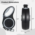 thumbnail image 2 of Retractable Dog Leash 26ft, Pet Walking Leash with Locking Button for Small, Medium and Large Dogs, 2 of 6