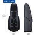 thumbnail image 2 of Padded Foldable Golf Travel Bag/Club Bag/Carry Bag/Case Cart Bag with Wheels, 1800D Polyester, Waterproof, Soft-Sided Spacial Size for Golf Gear Transportation, 2 of 8