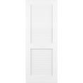 thumbnail image 3 of Traditional Louver Louver Solid Core White Interior Door Slab, 3 of 4