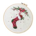 thumbnail image 4 of Bordado Navidad Bricolaje Artesanía Punto de cruz Festival Decoración Kit de trabajo hecho a mano Regalo, S340, Tipo 4 sidaley HA006931-04, 4 of 6