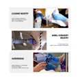 thumbnail image 4 of Honganda 100PCS Disposable Multi-Purpose Nitrile Powder-Free Non-Sterile Gloves, 4 of 5