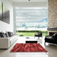 thumbnail image 7 of Ahgly Company Machine Washable Indoor Square Transitional Tomato Red Area Rugs, 5' Square, 7 of 7