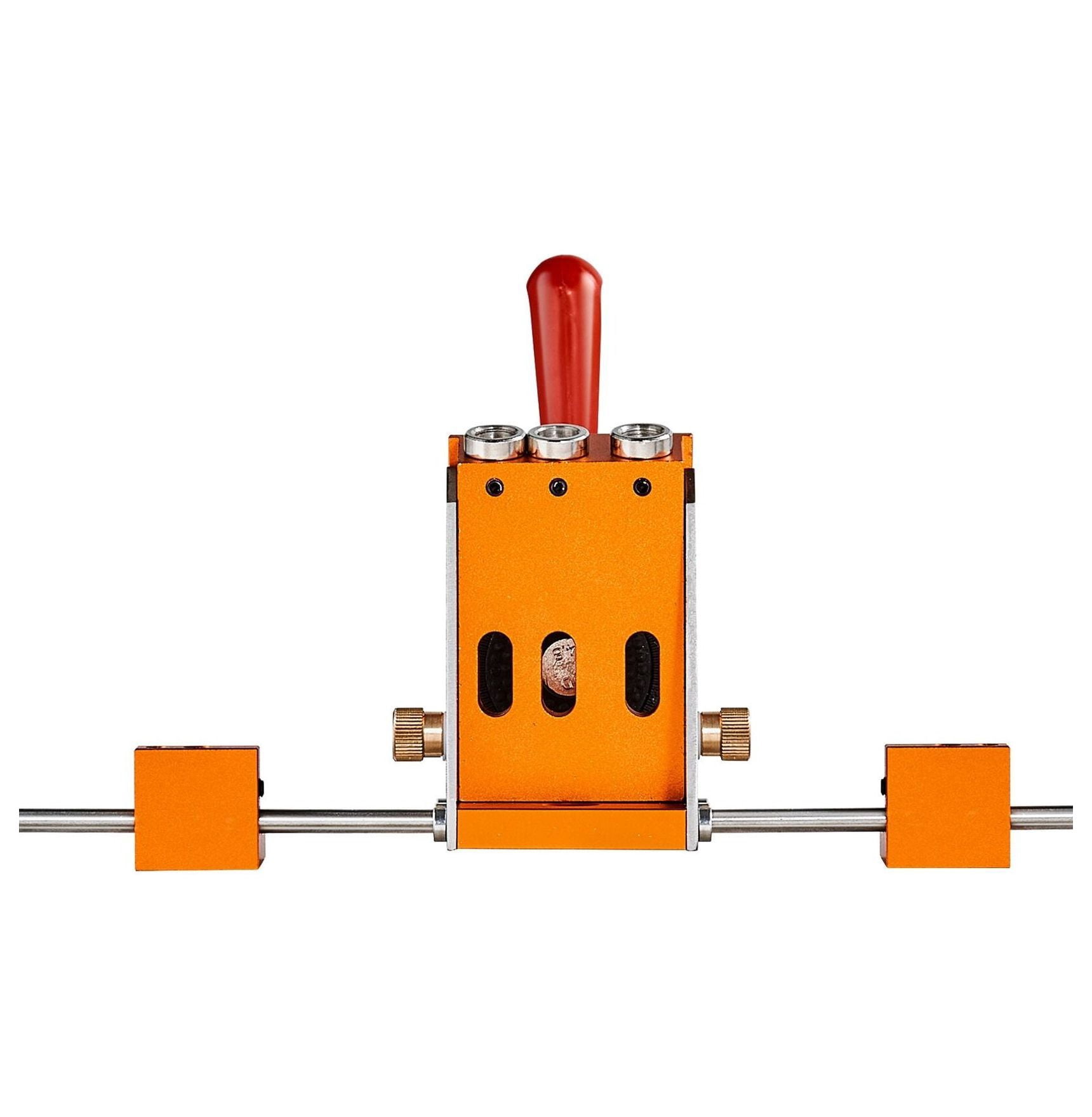 Pocket Hole Jig Set Joinery Woodworking System Adjustable Depth w/ Clamp