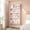 Pink, variant on Kids Bookshelf, Wall Mount 4-Tier Book Shelf Organizer for Toys and Books, Toy Storage Bookshelf in Bedroom, Living Room and Nursery, Grey