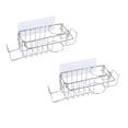 thumbnail image 1 of Oleegame 2PC Spoon And Lid Rest Sponge Holder For Kitchen Sink Hanging Sink Caddy Stainless Steel In-Sink Organi, 1 of 6