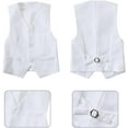thumbnail image 5 of Boys Suit for Kids Toddler Boy 4-Piece Wedding Tuxedo Suits Vest and Pants Set, 5 of 13