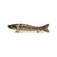 thumbnail image 4 of Naiovety Cebo de pesca Wobblers cebo señuelo manivela cebo pesca multiseccional hundimiento Swimbait con garra Barb gancho herramientas de Type5 NO5, 4 of 6