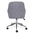 thumbnail image 5 of Workspace by Alera Mid-Century Task Chair, Supports Up to 275 lb, 18.9 to 22.24 Seat Height, Gray, 5 of 5