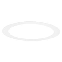 Uxcell 1-Pack Goof Rings for 6" Recessed Lights, 5.9" ID 7.5" OD Durable Steel Trim Ring Flush Mount White