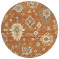 thumbnail image 2 of Addison Rugs Chantille Indoor/Outdoor Traditional Oushak Paprika Washable Round Rug, 8' x 8', 2 of 6