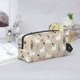 thumbnail image 6 of Uemuo Cute Alpaca Pattern Portable Toiletry Bags with Handle, Waterproof travel Make up Bags for Women, Large Capacity Travel Cosmetic Bags, 6 of 9