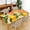 Citrus Check, variant on ARTSLION Waterproof Fitted Rectangle Tablecloth With Elastic Edge, Wipeable Table Cover For 6 Ft Tables, Perfect For Outdoor Picnic & Camping,30x96in,Watercolor Floral