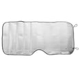thumbnail image 1 of Shisuyan 140*70cm Car Sunshade Solar Reflective Silver Front Windowshield Sun Shade Double UV Rays Block, 1 of 8