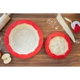 thumbnail image 4 of Talisman Designs Baking Pie Crust Shield Protector Cover for Edges of Pie - 8-inch to 11.5-inch Adjustable Silicone Baking Accessory for Making the Perfect Pie, 4 of 4