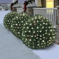 thumbnail image 2 of Indoor/Outdoor 150-Count LED Random Twinkle Christmas Net Lights, Cool White, 6' x 4', by Holiday Time, 2 of 7