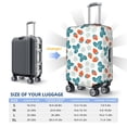 thumbnail image 6 of Balery Luggage Cover Floral Strawberr Print Suitcase Covers for Luggage Elastic Washable Suitcase Protector Fits 18-32 Inch Luggage-Medium, 6 of 9