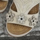 thumbnail image 4 of Sandalias de diapositivas de flores Cómodas sandalias de playa con puntera abierta para mujer, 4 of 8