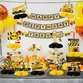 thumbnail image 5 of 10 Piezas De Centros De Mesa De Panal De Construcción, Decoración De Fiesta De 3Er Cumpleaños Para Niños, Camión Volquete, Cono De Coche, Zona De Construcción, Centros De Mesa De Cumpleaños De 3 Años,, 5 of 5