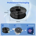 thumbnail image 6 of Flashforge ASA Filament 1.75mm, 1KG/2.2lbs UV Resistant ASA 3D Printer Filament with Satin Finish, Black, 6 of 6