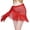 Red, variant on YM YOUMU Women Triangle Tassel Belly Dance Skirt Hollow Out Self Tie Sequins Hip Scarf Summer Beach Cover up