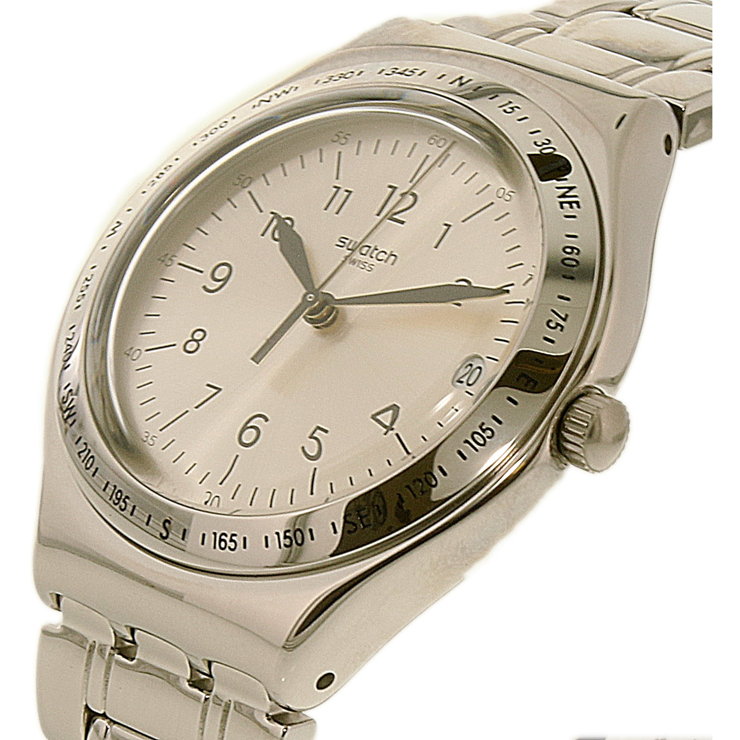 Swatch SILVER JOE Stainless Steel Mens Watch YGS471G Walmart