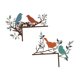 thumbnail image 4 of 2x Letrero de Esquina Decorativo de Pared con Pájaro, Marco de Puerta de Metal, Juego de Decoración de Marco de Puerta para La Decoración Del Hogar Y, 4 of 7