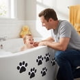thumbnail image 6 of BlinkLLX 20 Pcs Paw Shaped Non-Slip Bath Appliques Stickers, 6 of 8