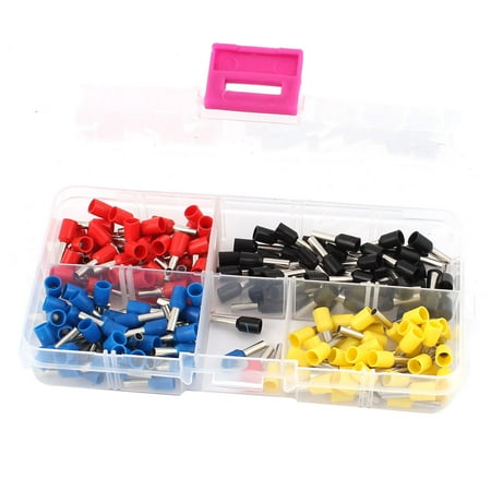 - 200PCS AWG14 Ferrule Terminal Wire Crimp Connector Cord Ends Assorted Set
