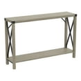 thumbnail image 3 of Safdie & Co. 46"L 1-Shelf Metal Sides Console Table in Dark Taupe, 3 of 4