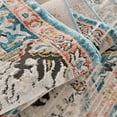 thumbnail image 5 of La Dole Rugs Traditional Persian Oriental Distressed Teal Turquoise Ivory Grey Red Orange Area Rug Living Room Bedroom Carpet Tapis 3x5 3x10 4x6 5x8 6x9 8x10 9x12, 5 of 11