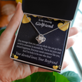 thumbnail image 3 of To My Girlfriend Lucky To Have You Infinity Knot Necklace Message Card, 3 of 7