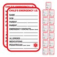 thumbnail image 4 of SHISUYAN 15pcs Medical Information Label Remarkable Emergency Sticker Kids Easy To Write Adhesive Safety Information Tag Children Remarkable Identification Sticker, 4 of 9