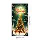 thumbnail image 3 of Cubierta de puerta navideña de 35 x 71 pulgadas - Diseño de Papá Noel - Decoración navideña para puerta - Decoración para festivales y fiestas, 3 of 6