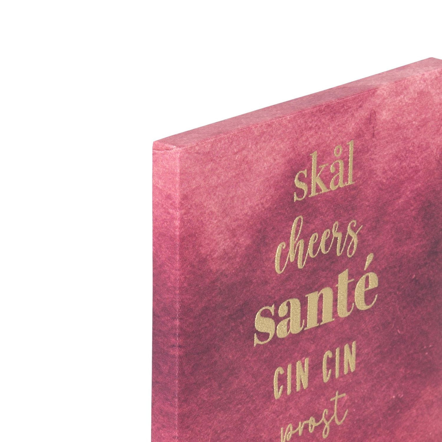 Cheers Embellished Canvas