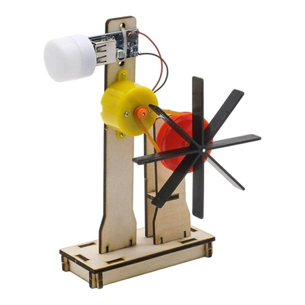 Kit de experimentos científicos físicos Generador de energía hidroeléctrica Electricidad Novedad para niñas Niños para niños Adolescentes Transmisión por correa
