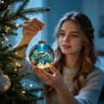 thumbnail image 3 of Qwtwty Christmas Decorations Hanging Ornaments, Shatterproof Plastic Decorative Hanging Pendants for Xmas Tree Holiday Party Decor, 3 of 7