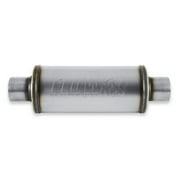 Flowmaster 72619 FlowFX Muffler 3 Inlet/Outlet - 6 Round Body - Moderate Sound 409 Stainless Steel