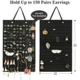 thumbnail image 2 of WSBArt Hanging Earrings Organizer Holder, Holds Up To 300 Pairs, Earring Hanger Wall Mount Hanging Jewelry Display Organizer for Women Girls, 2 of 5
