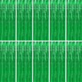 thumbnail image 1 of Cortina con flecos de aluminio BTSD-Home, paquete de 10, color verde, 2,45 x 1 m, 1 of 7