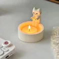 thumbnail image 5 of Cute Kitten Candle Holder Cat Candlestick Creative Aromatherapy Candle Holder Durable High Tempe Cartoon Candlestick Decoration, 5 of 7