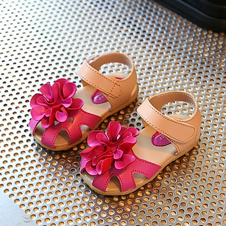 

Kids Girls Flowers Shoes Sandals Princess Shoes Sandals Dancing Shoes
