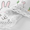 thumbnail image 4 of Coolnut 60" Easter Bunny Eggs Outdoor Round Tablecloth, Waterproof Stain-Resistant Non-Slip Circular Tablecloth with Umbrella Hole and Zipper for Tabletop Backyard Party BBQ Decor, 4 of 7