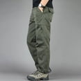 thumbnail image 3 of Men Breathable Utility Cargo Pants Rugged Light Multi Storage Tapered Outdoor Work Pants S-XL, 3 of 10