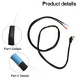thumbnail image 2 of Mosiee 1Pc Charging Plug 3Pin Connector Discharge Electric Bike Charging Plug Socket Battery Ebikes Tricycles Cable Accessories, 2 of 9