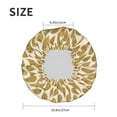 thumbnail image 6 of Kdxio Gold Drops Print Shower Cap for Women,Elastic and Reusable,Double Waterproof Layers Bathing Hat, 6 of 9