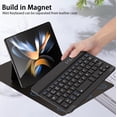thumbnail image 6 of for Samsung Galaxy Z Fold 7 6 5 4 3 Shockproof Case With Keyboard and Mouse, Portable Bluetooth Keyboard with Leather Case and Capacitive Pen, 4 in 1 Set for Z Fold7 6 5 4 3 Accessories, 6 of 7